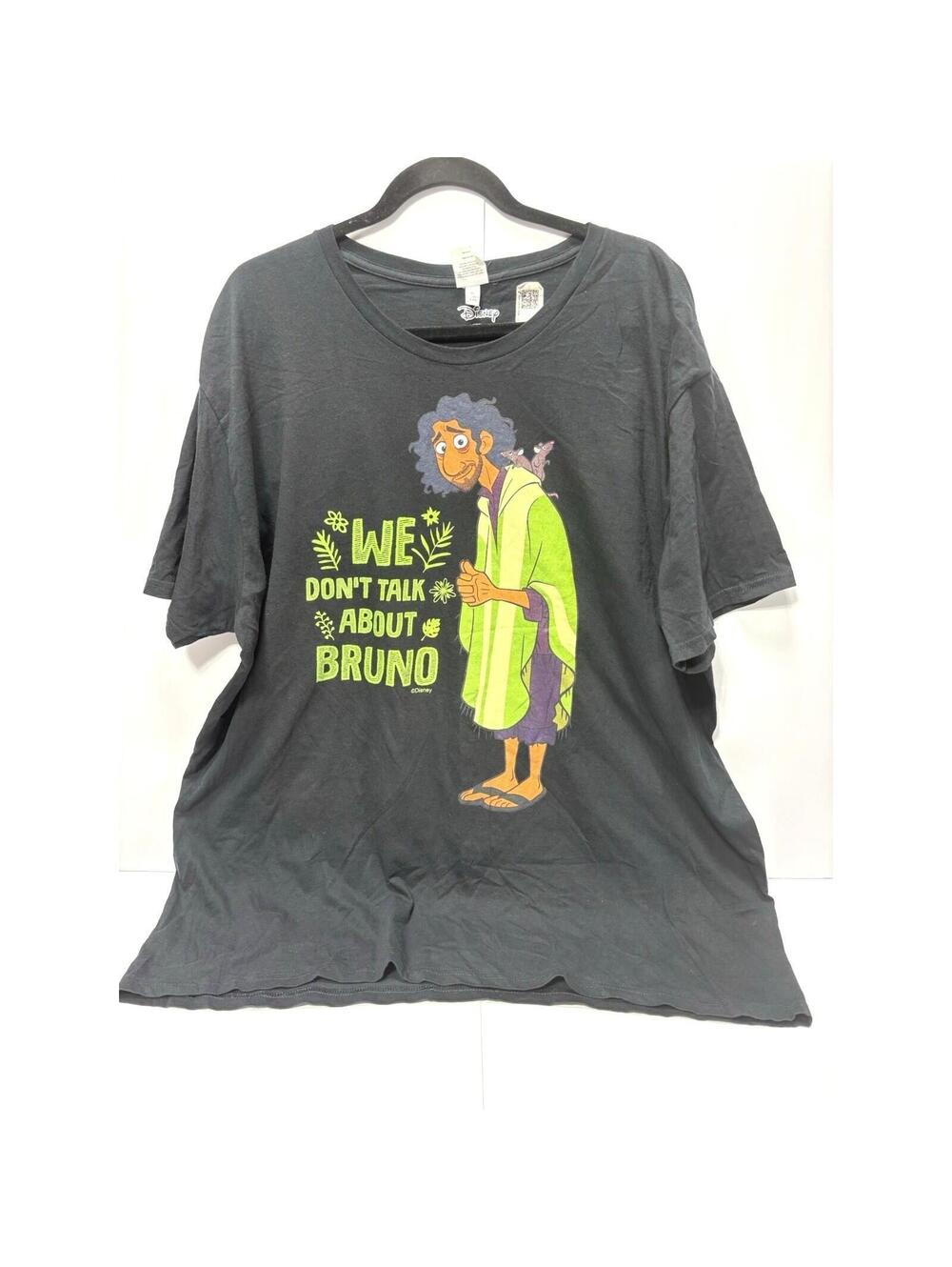 We Don’t Talk About Bruno Mens Plus Size 2XL T-Shirt Disney Encanto Graphic Tee